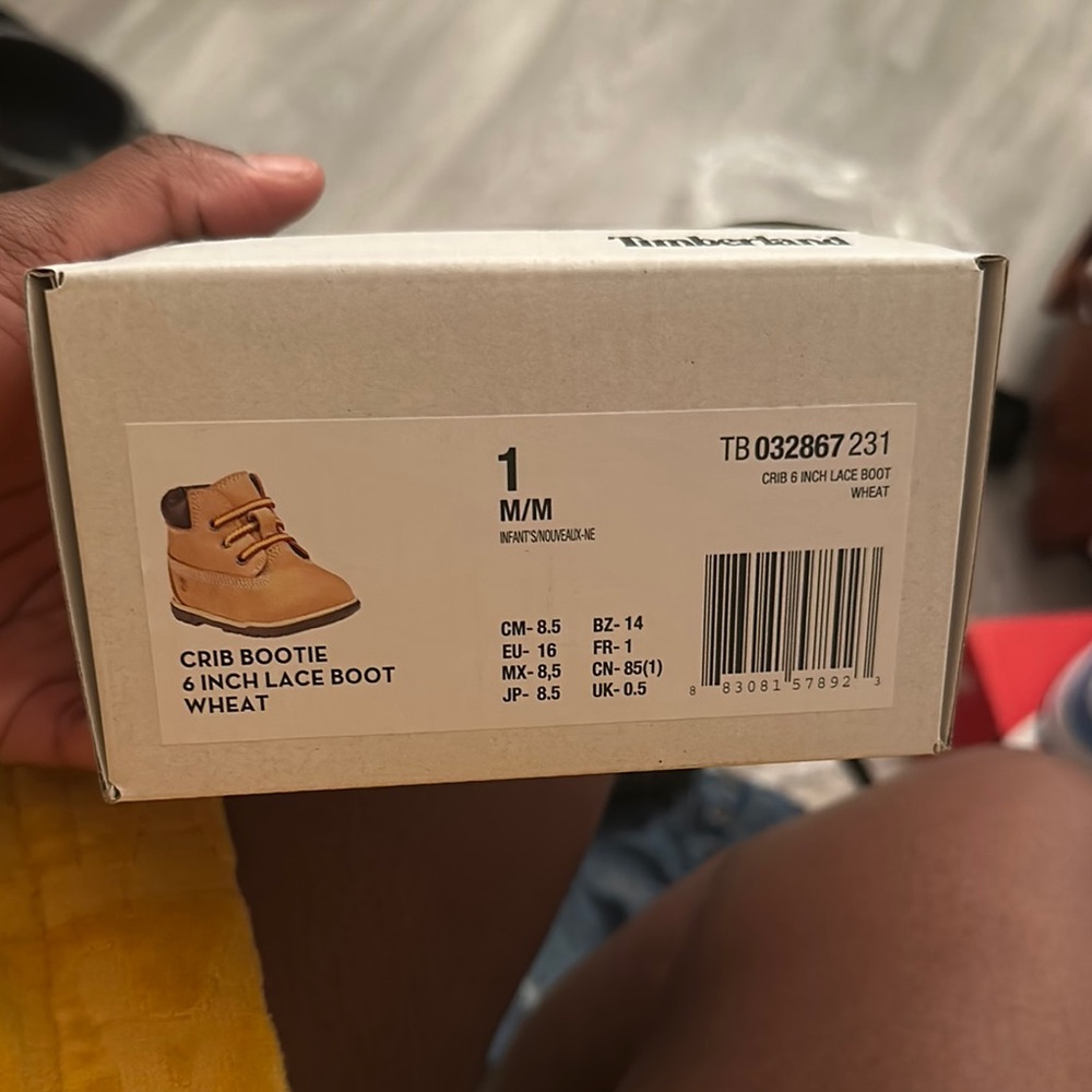 Timberland Kids Crib Bootie - Wheat